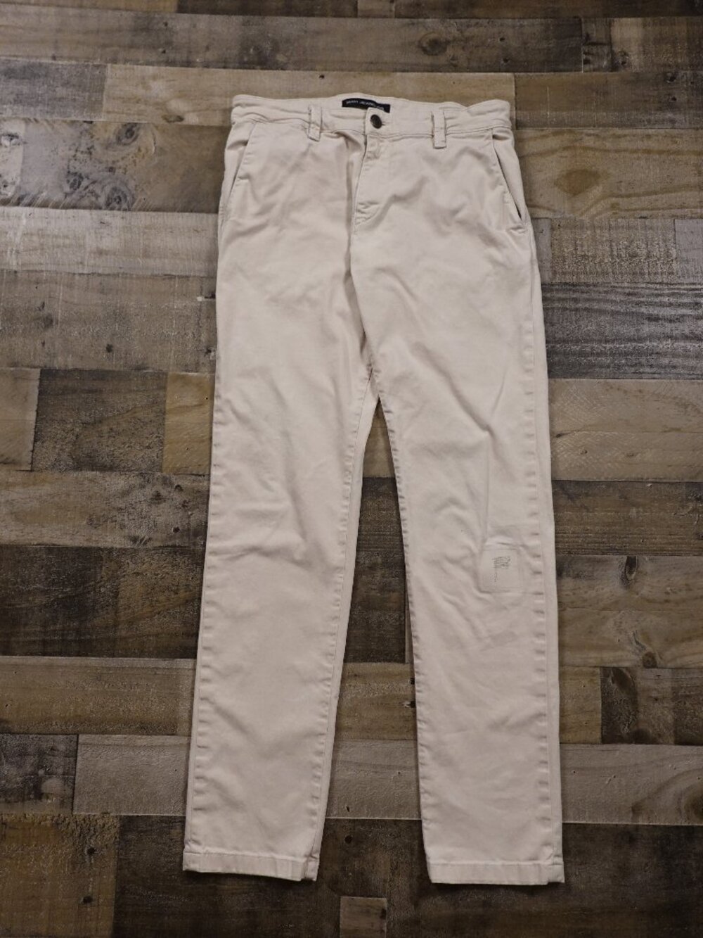 Mavi Johnny Slim Leg Chino Pants Men’s 33x32 Beige Khaki Stretch Casual FAIR
